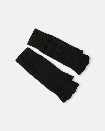 cotton cashmere fingerless gloves