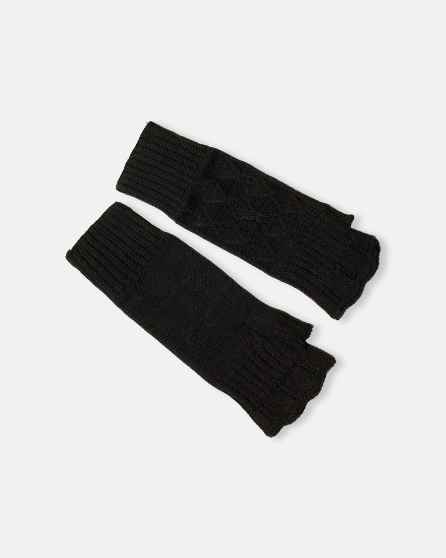 cotton cashmere fingerless gloves