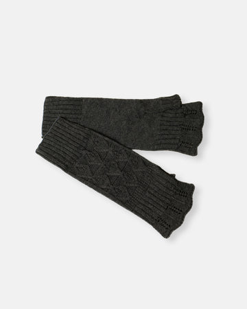 cotton cashmere fingerless gloves