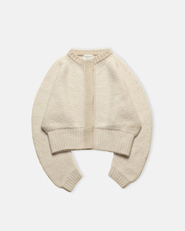 baby alpaca knit cardigan