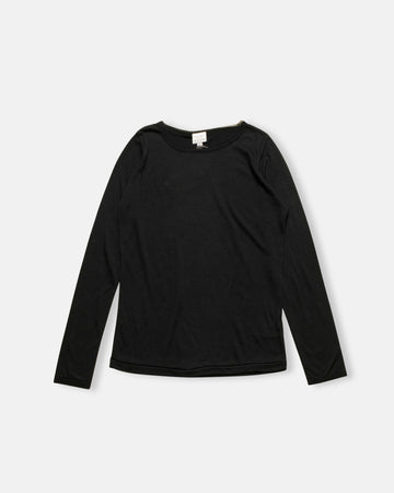 wool jersey t-shirt with mesh