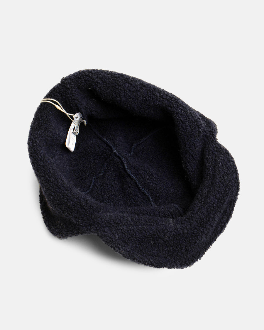 recycled wool flight cap