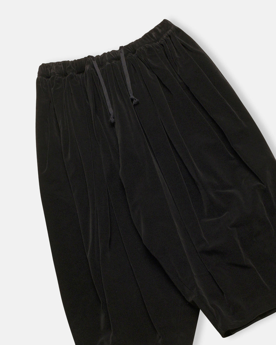 cropped velveteen balloon pants