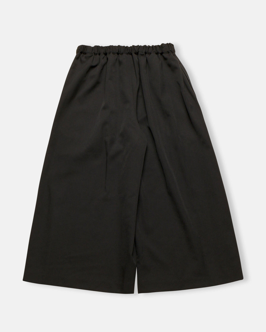 gabardine wide leg pull on pants