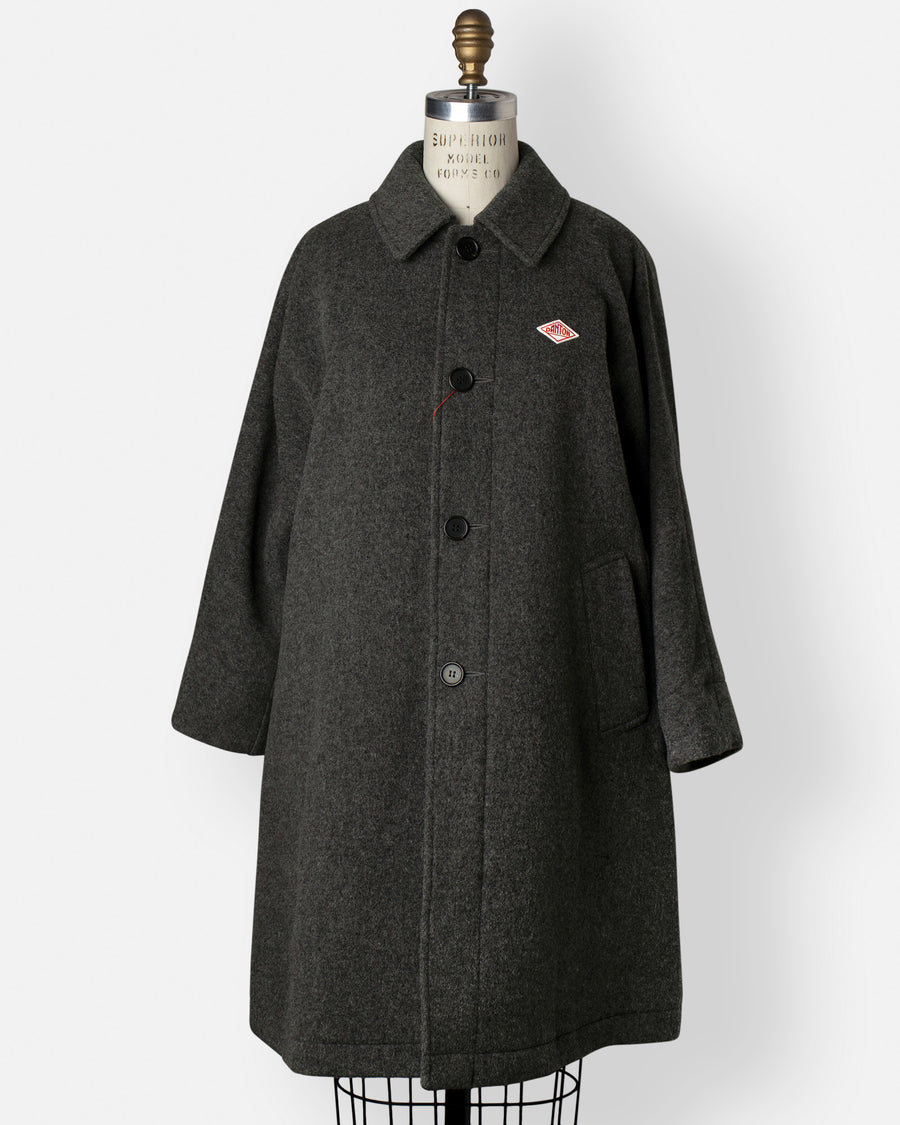 wool pile car coat