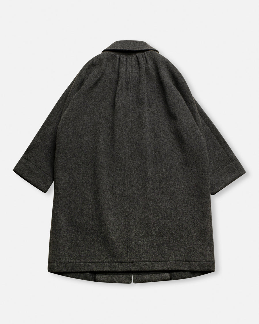 wool pile car coat