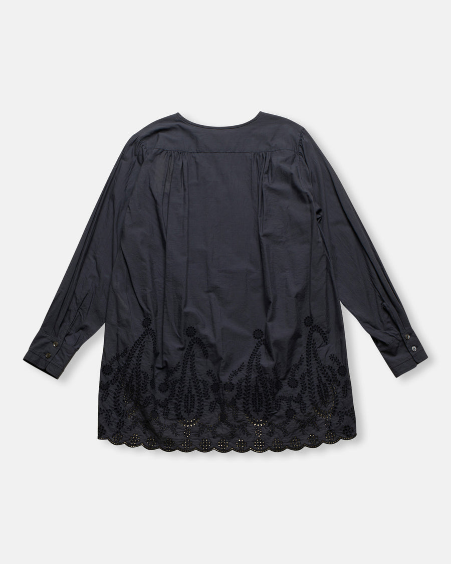 back lace shirt