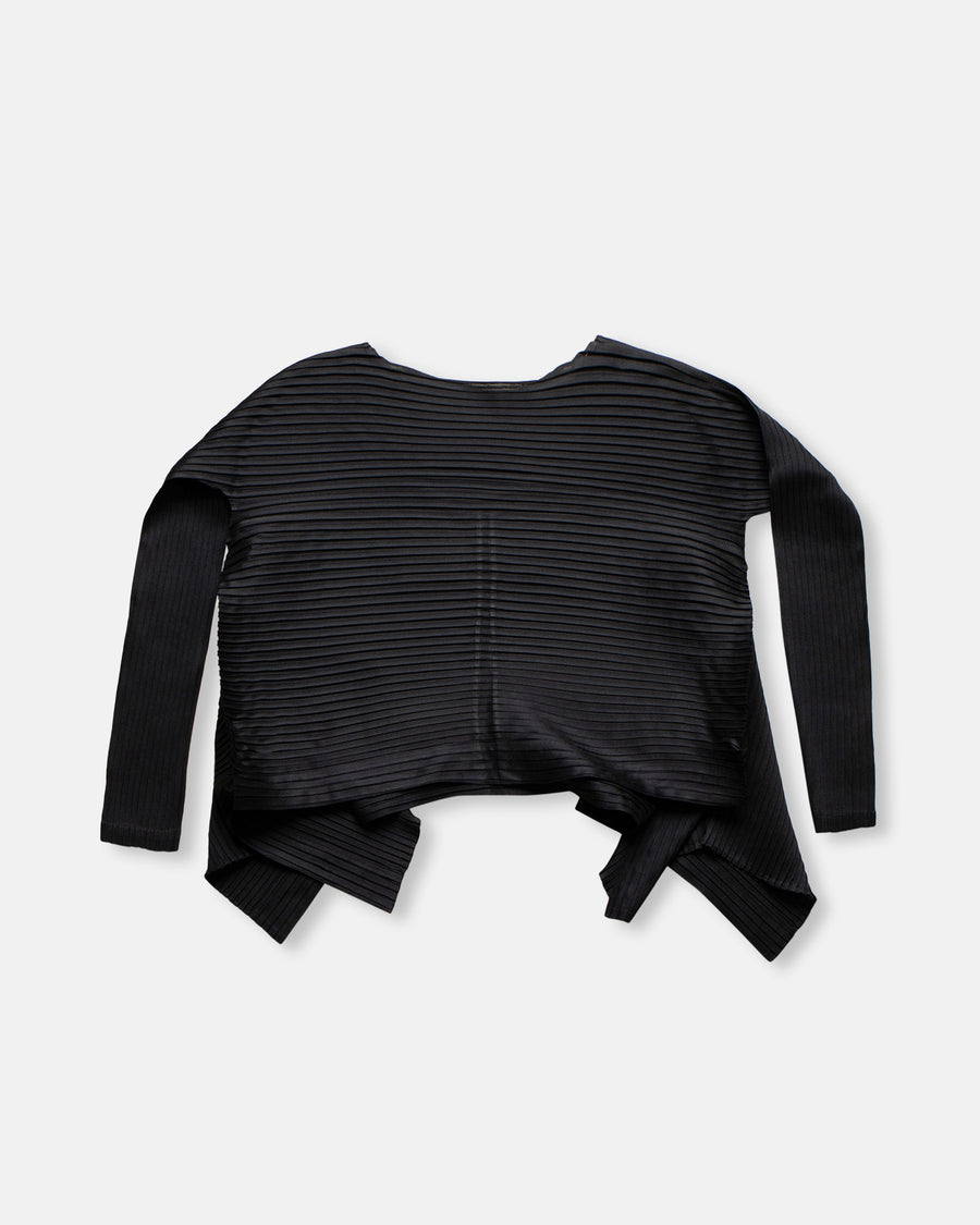 paneled pleats top