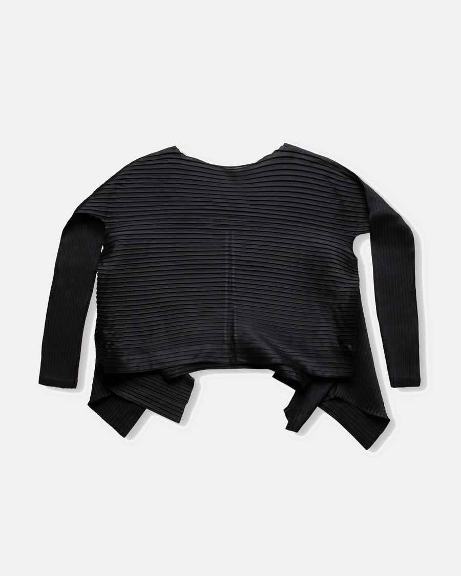 paneled pleats top