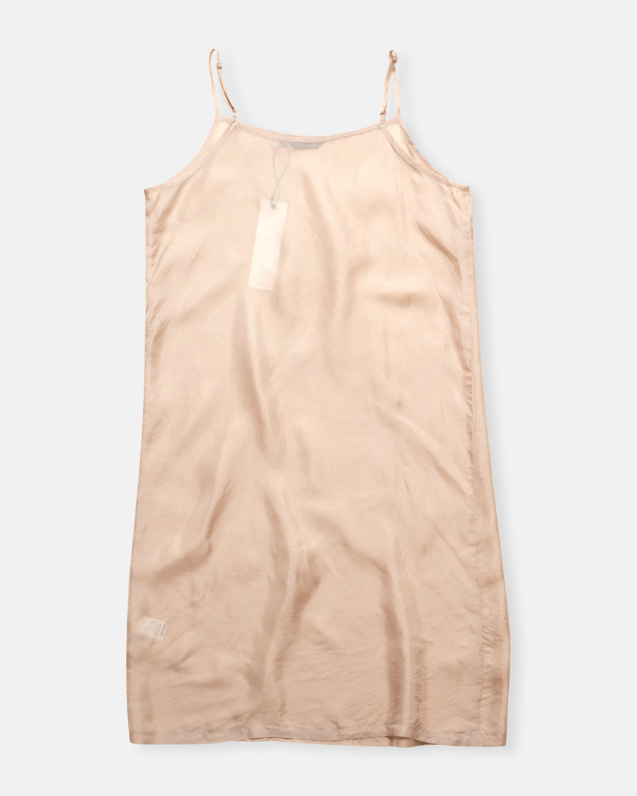 bemberg taffeta slip under dress pink