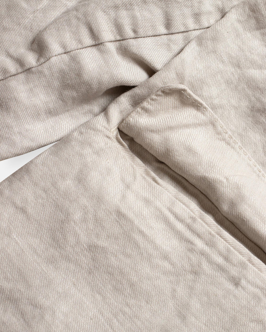 linen twill tailored jacket