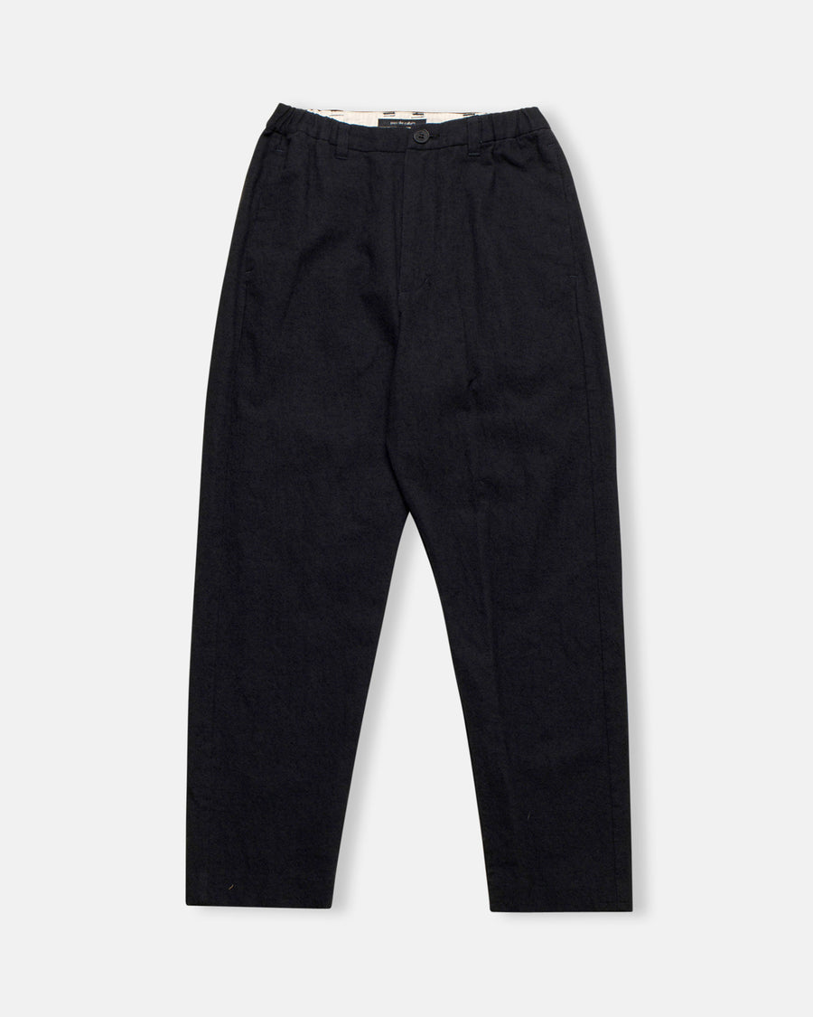 washed cotton wool pants