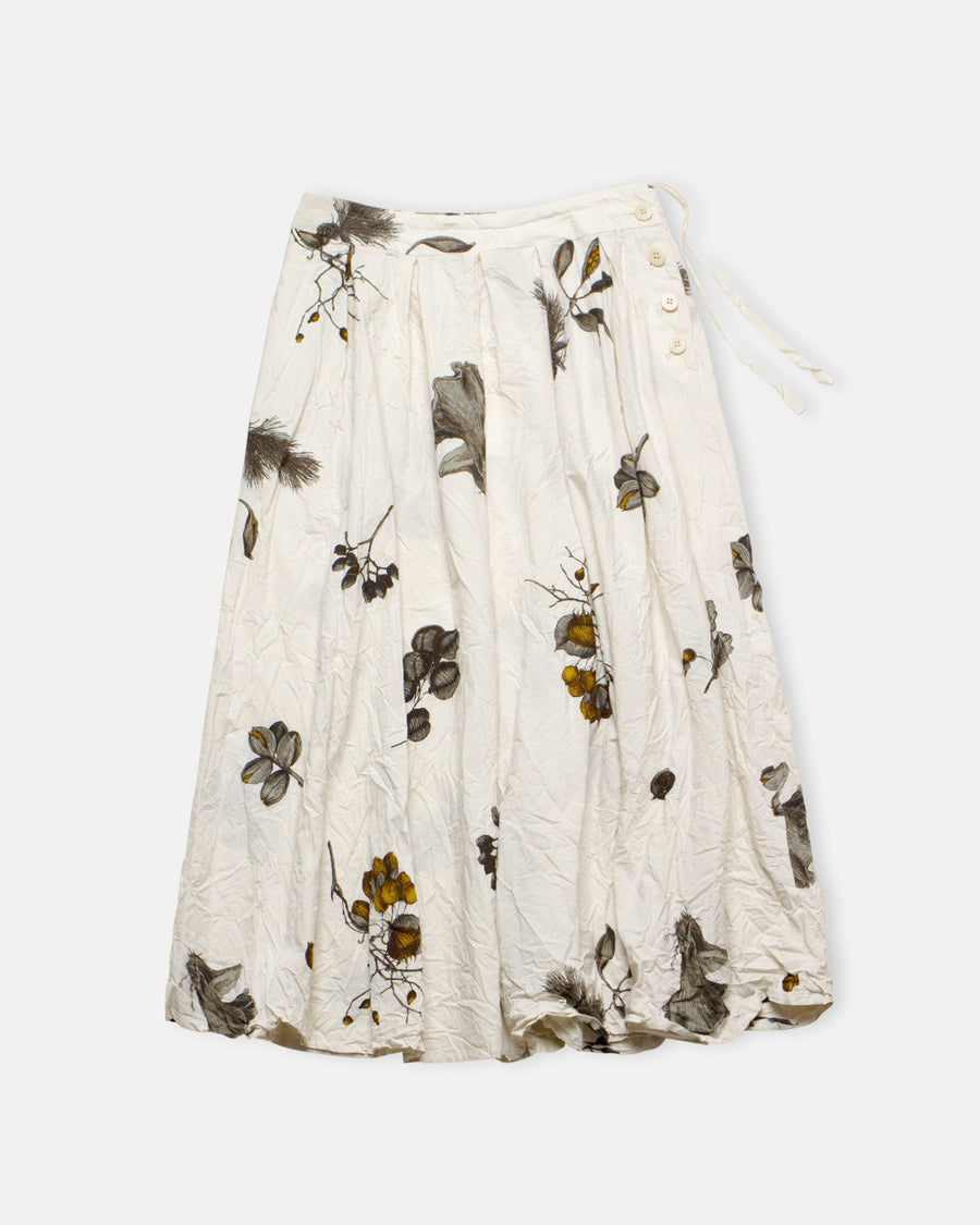 secret forest print skirt