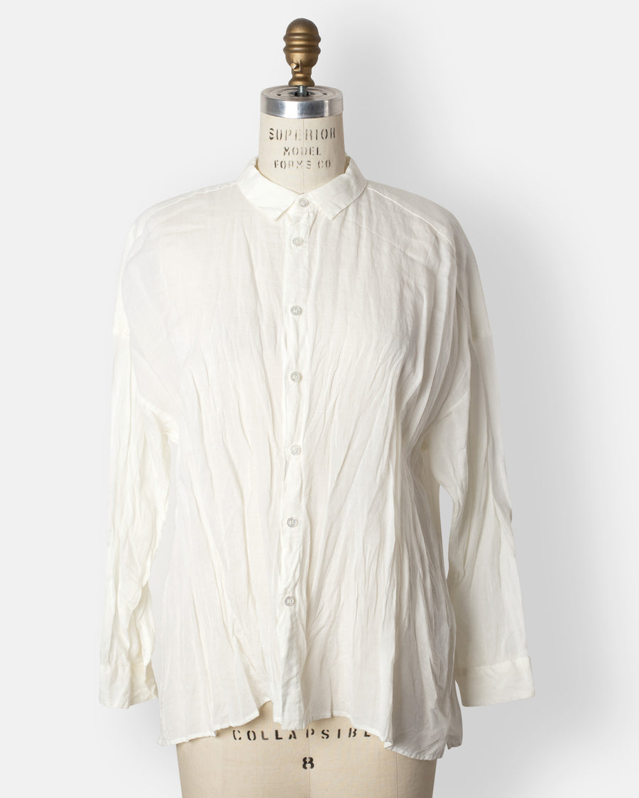 tencel ramie botanical dye blouse