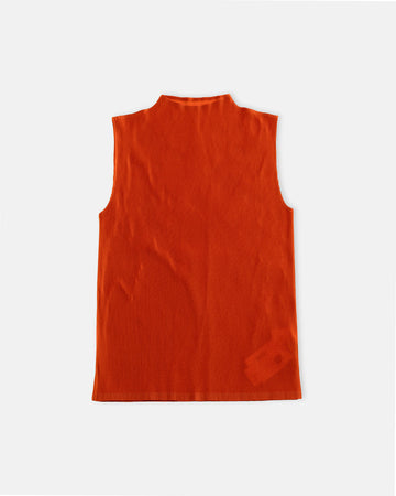 mist sleeveless mock neck stop