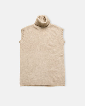 mole sleeveless turtleneck