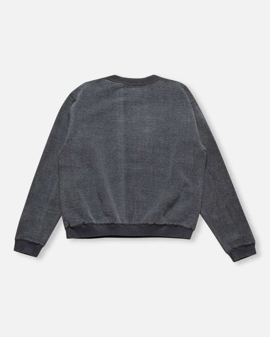 pingment dyed hina reversed fleece sweatshirt