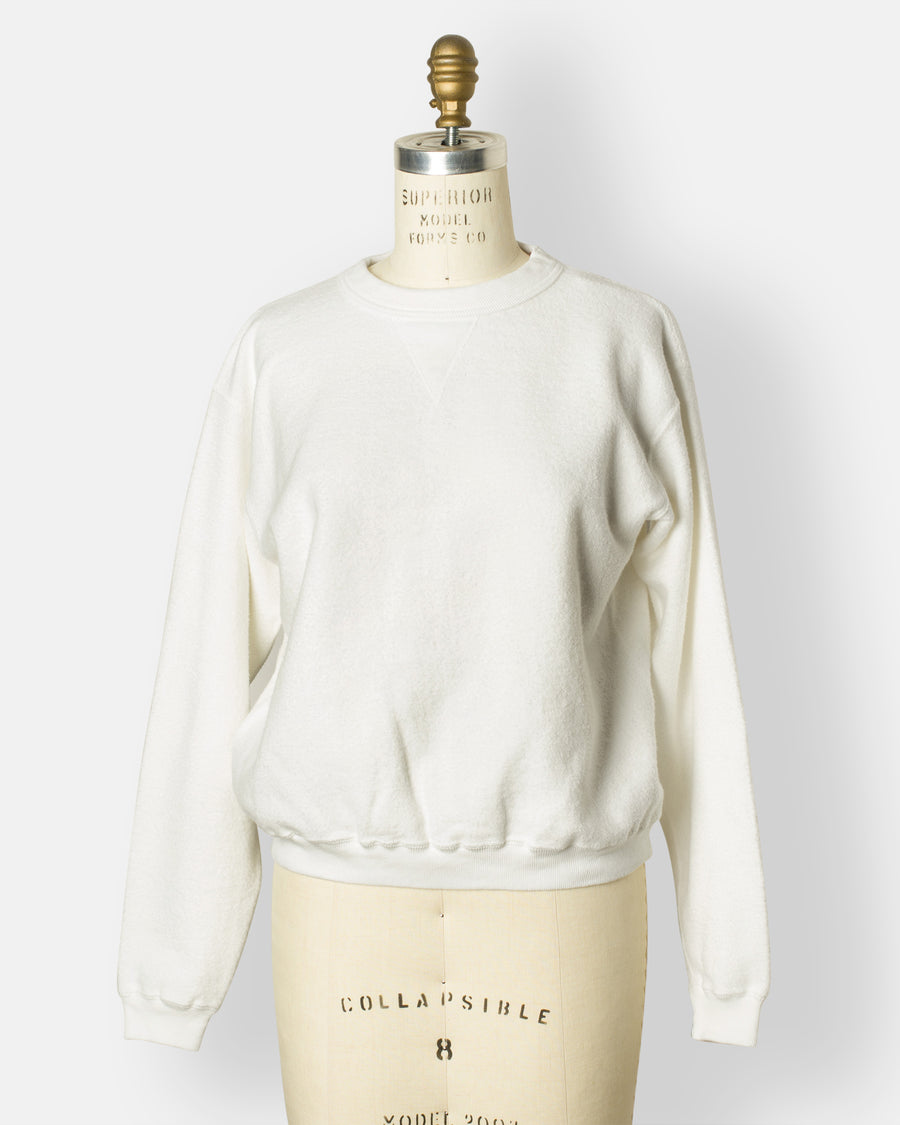 hina reversed fleece sweatshirt