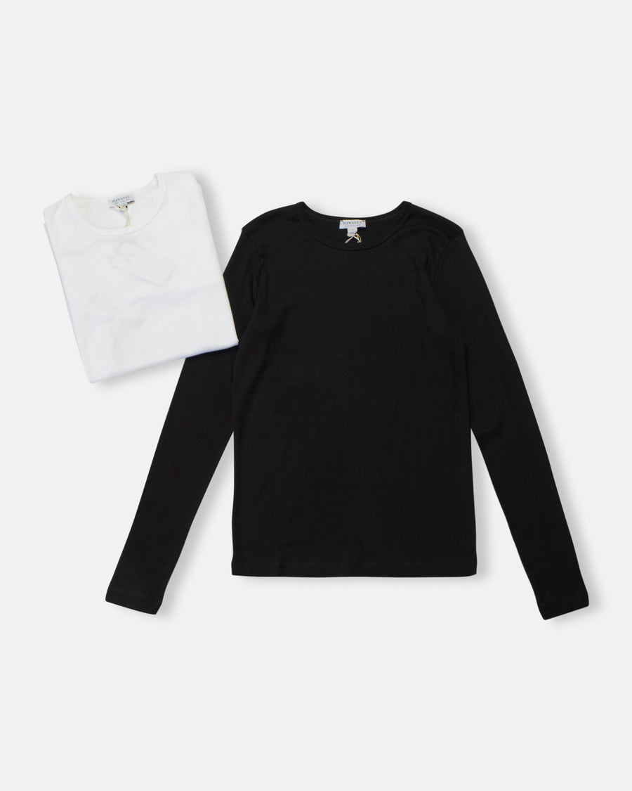 rib long sleeve t-shirt