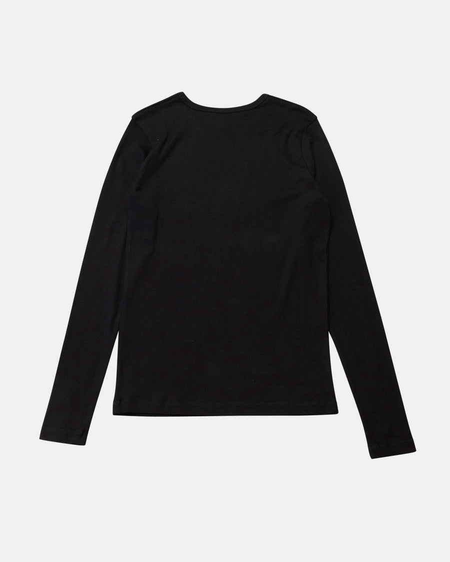 rib long sleeve t-shirt