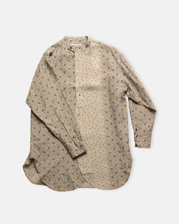 printed panel long shirt