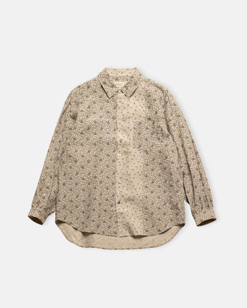 printed panel shirt