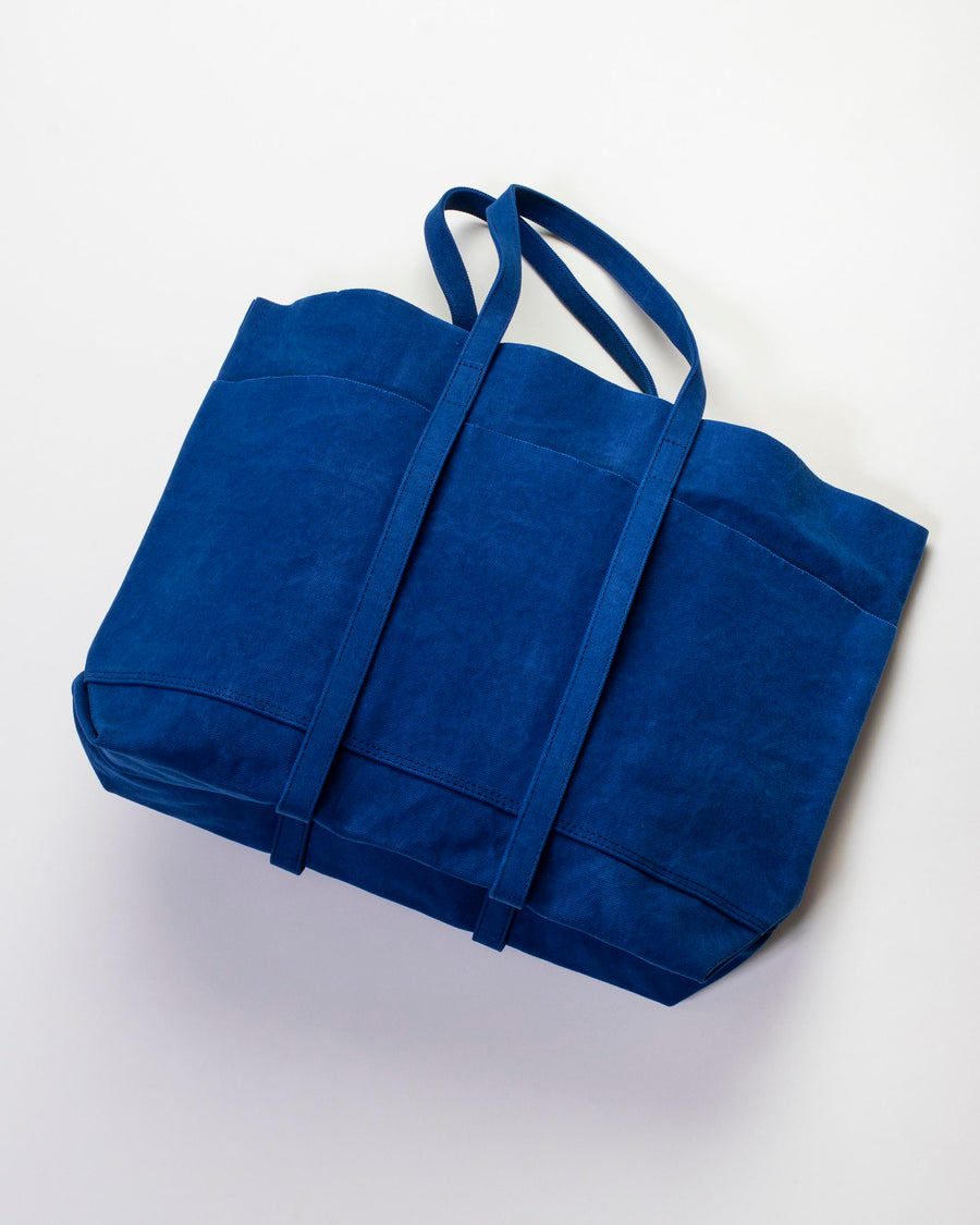 medium washed canvas 6 pocket tote